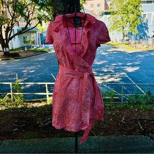 Elizabeth McKay ‘Scotland’ Ruffled Wrap Dress Size 4
Like new